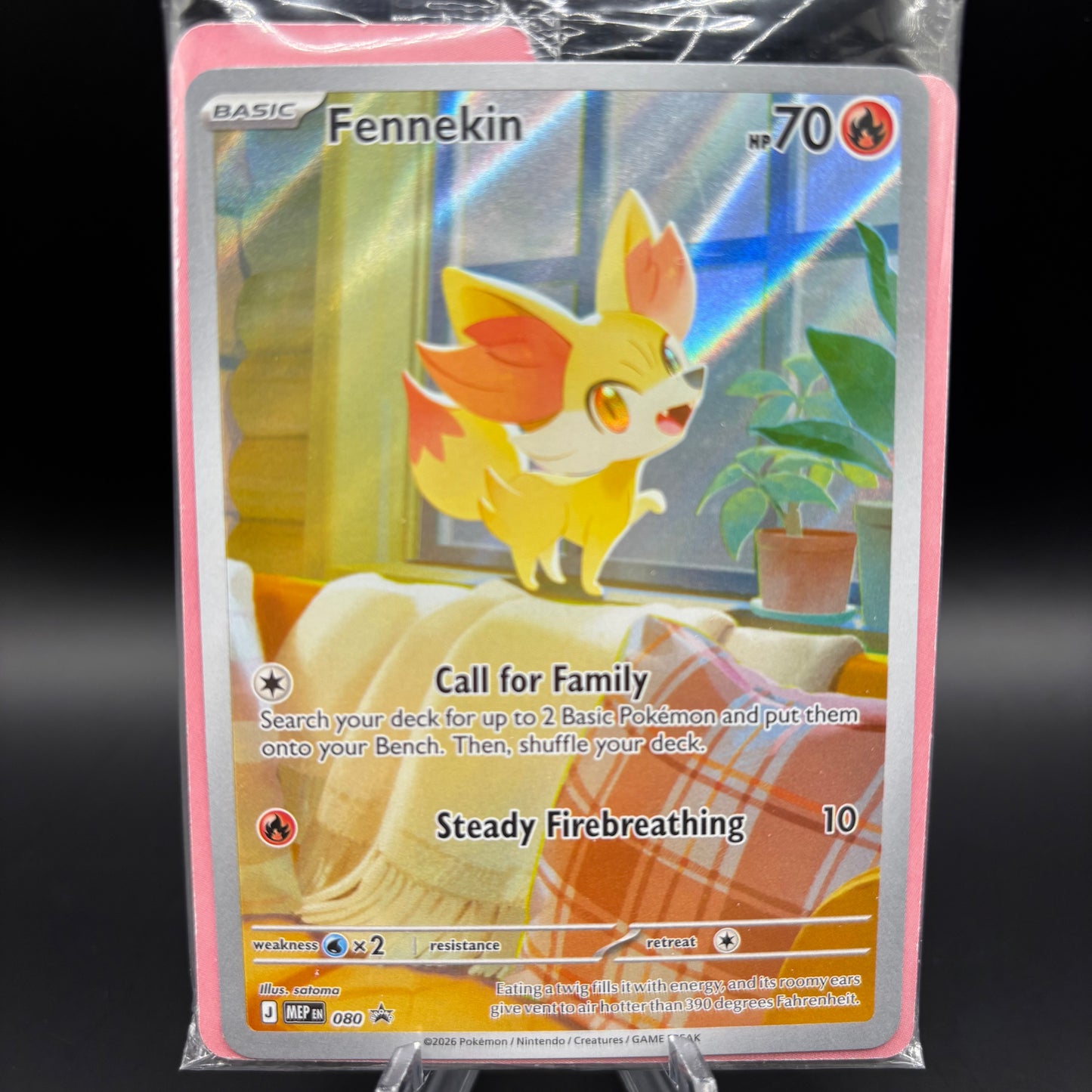 Fennekin - 080 - ME: Mega Evolution PR *SEALED* Single Card