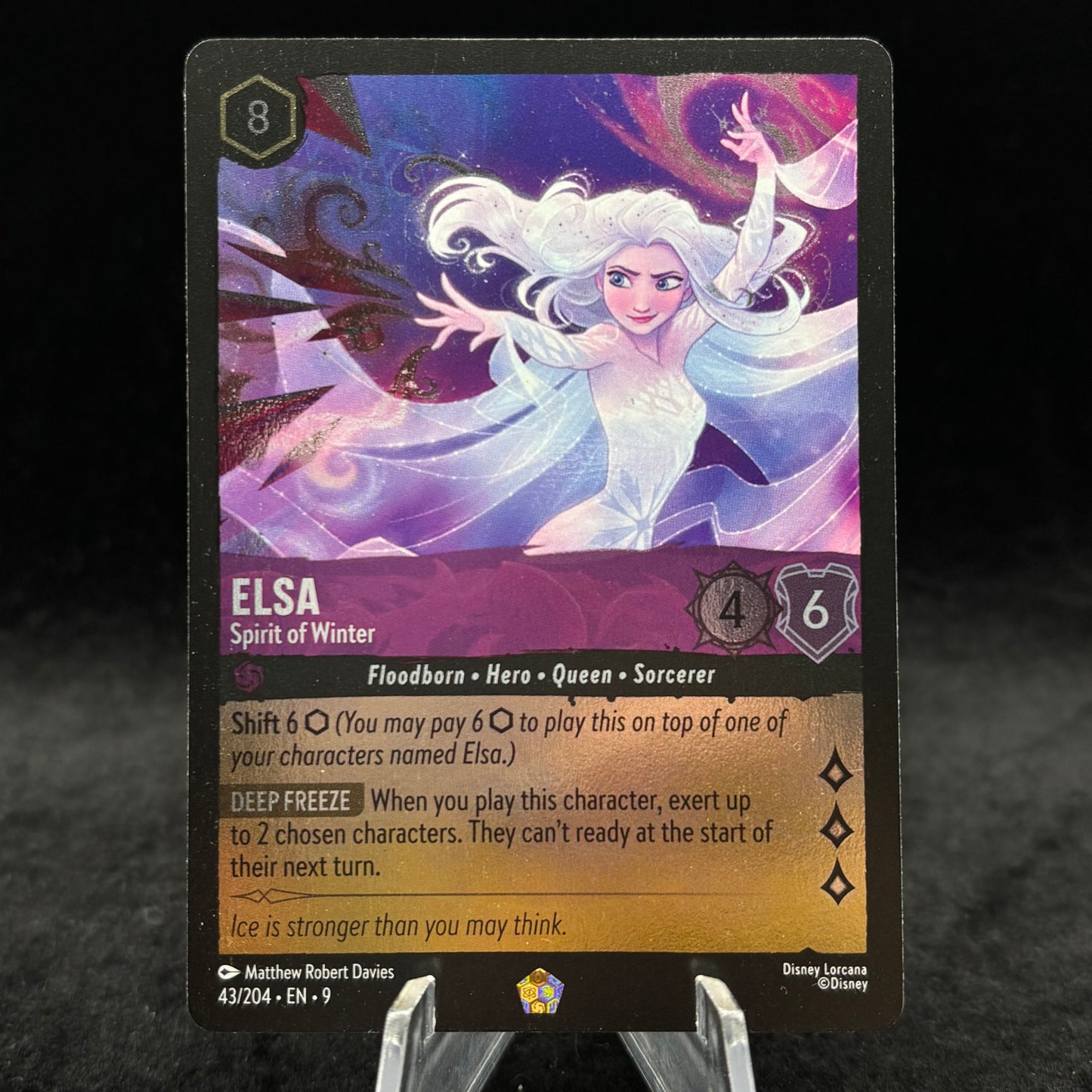 Elsa - Spirit of Winter - Fabled Cold Foil Single Card