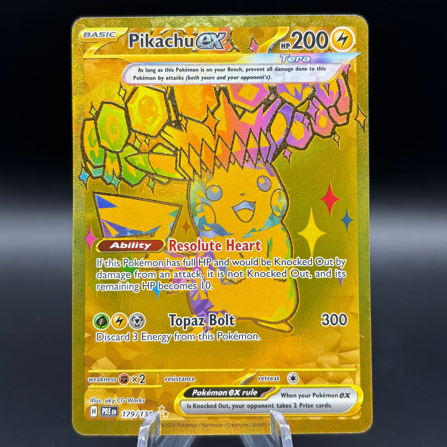 Pikachu ex - 179/131 - SV: Prismatic Evolutions Single Card