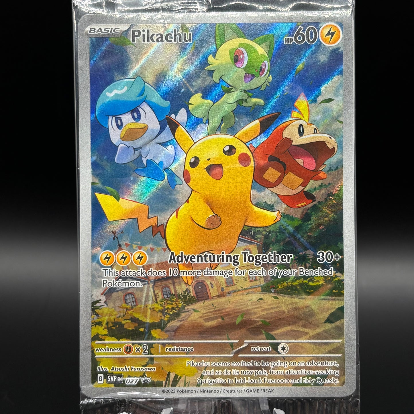 Pikachu - 027 - SV: Scarlet & Violet Promo *Sealed* Single Card