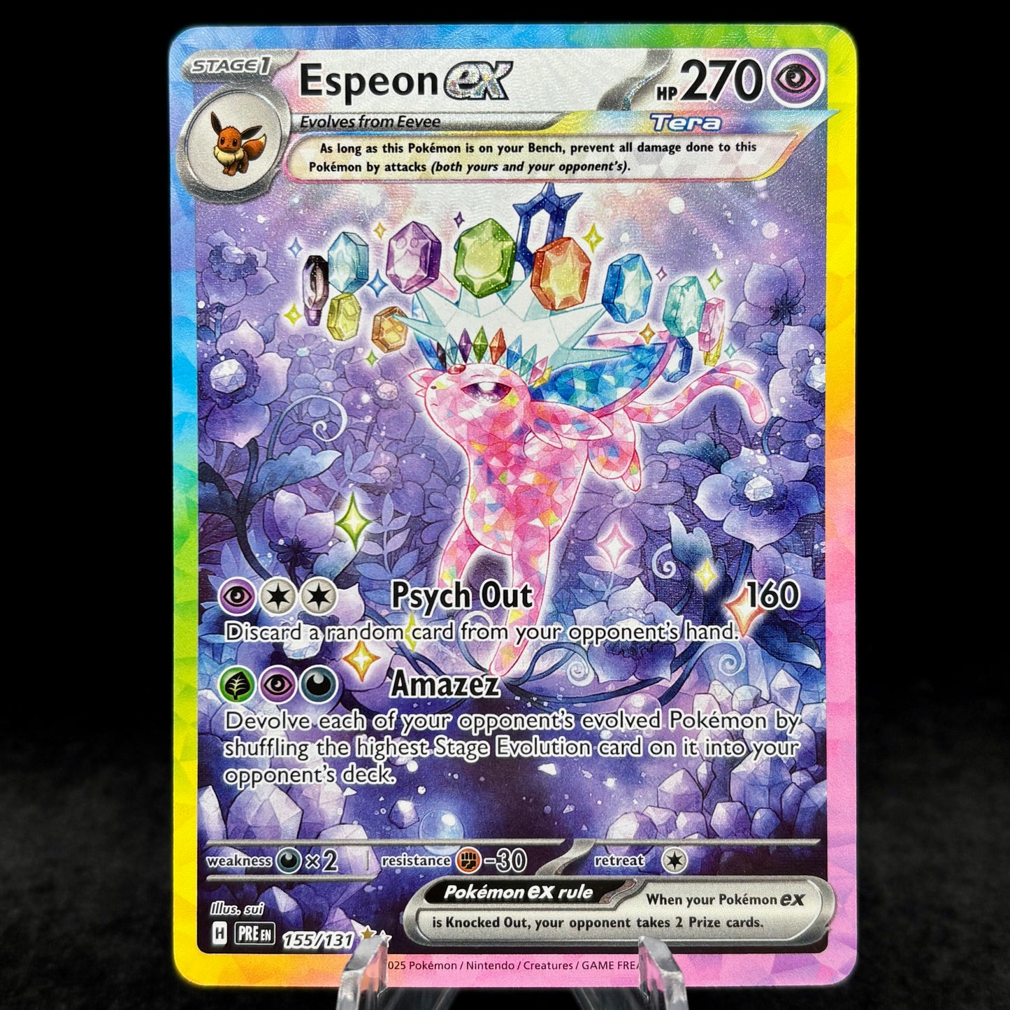 Espeon ex - 155/131 Single Card
