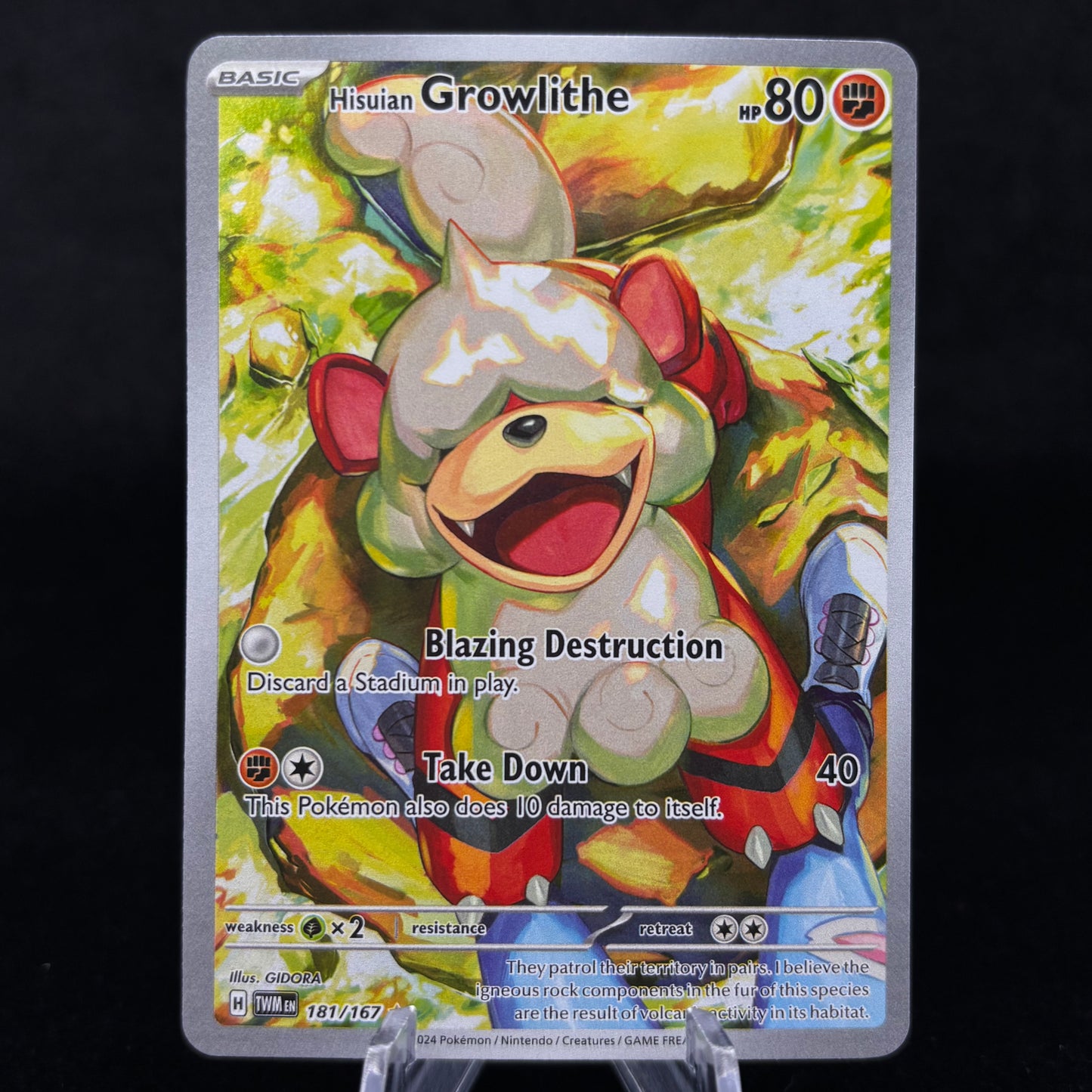 Hisuian Growlithe - 181/167 - SV06: Twilight Masquerade Single Card