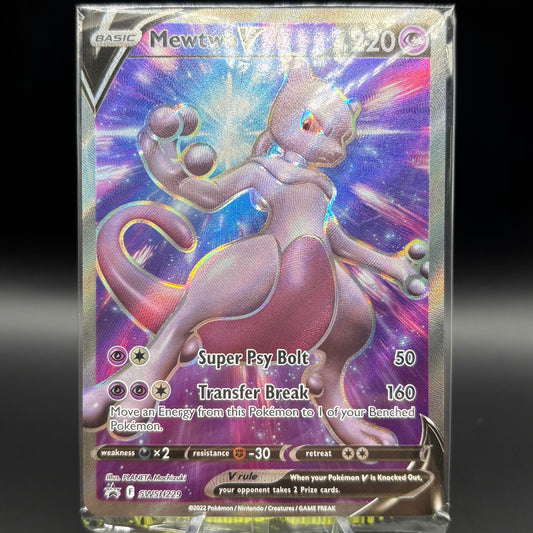 Mewtwo V - SWSH229 - SWSH: Sword & Shield *Sealed PR* Single Card