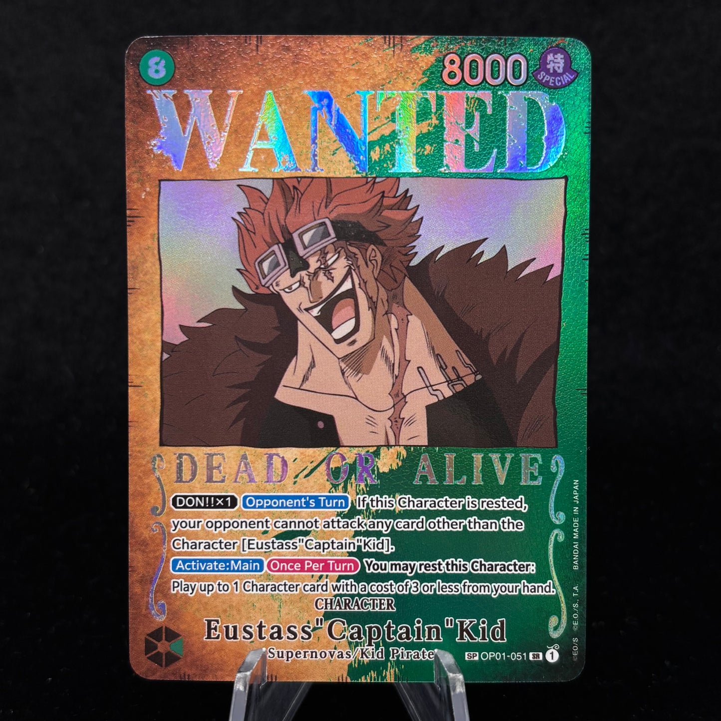 Eustass"Captain"Kid (Wanted Poster) - Pillars of Strength (OP03) Single Card