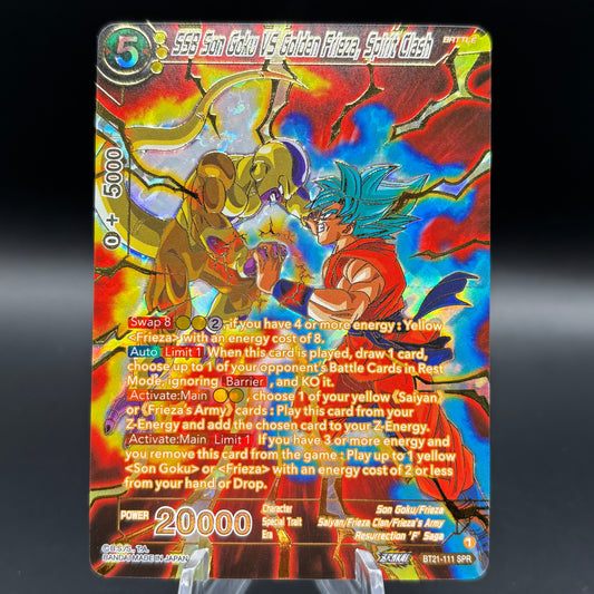 SSB Son Goku VS Golden Frieza, Spirit Clash (SPR) - Wild Resurgence Single Card