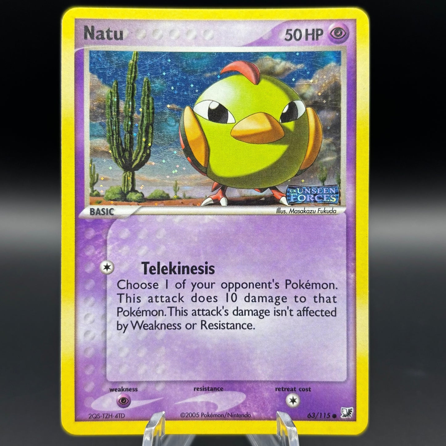 Natu - Unseen Forces Stamped Holofoil *Light Play* Single Card