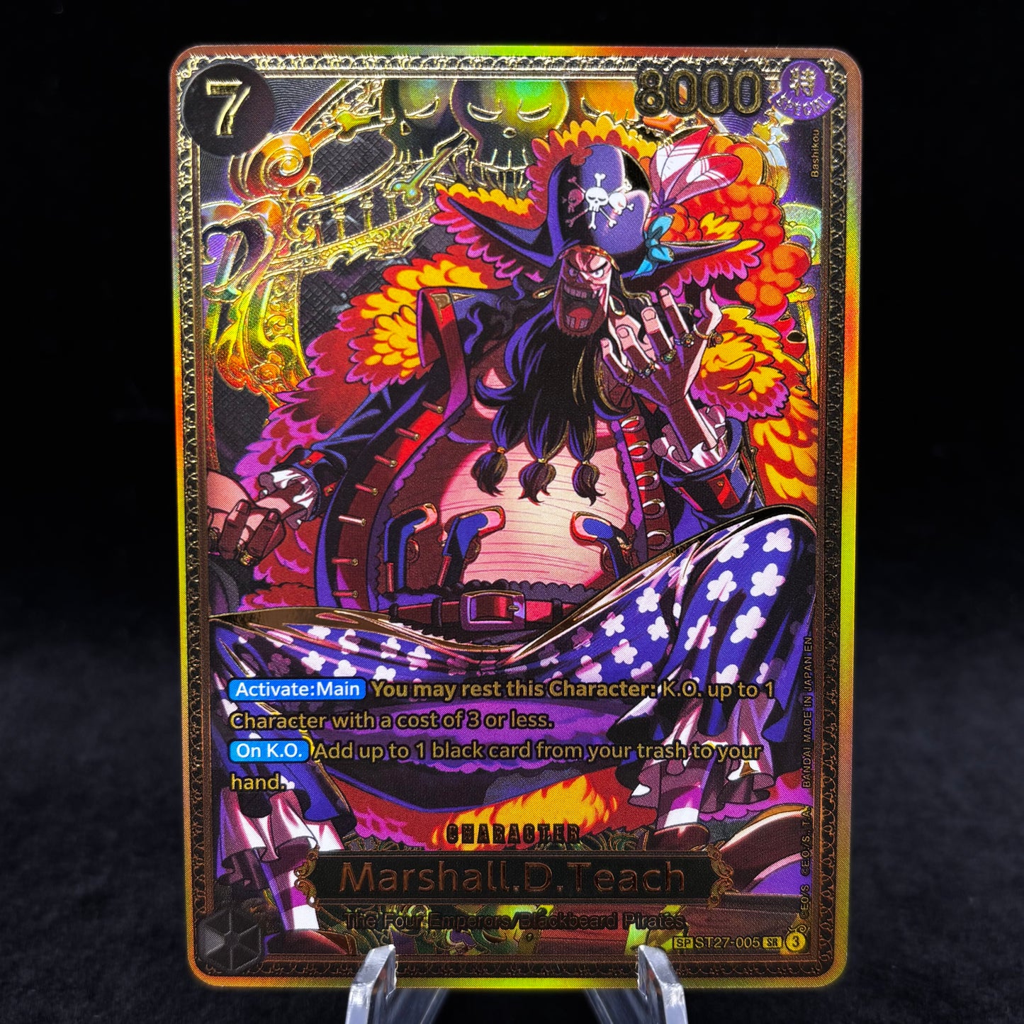 Marshall.D.Teach (ST27-005) (SP) - The World's Strongest Warriors Single Card
