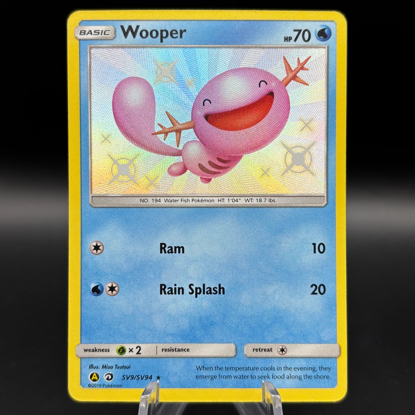 Wooper - Hidden Fates: Shiny Vault Single Card