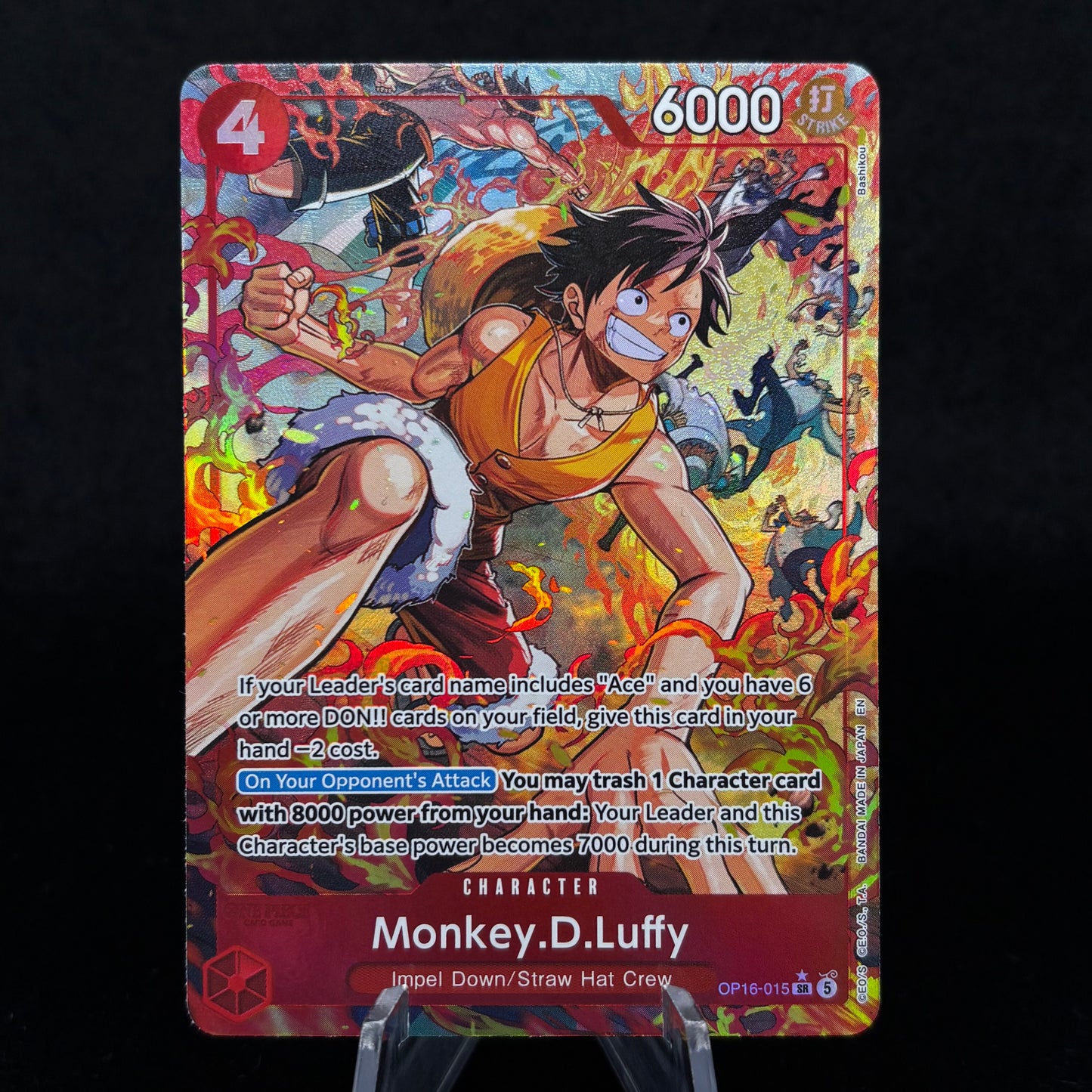 Monkey.D.Luffy (Alternate Art) - The Time of Battle (OP16) Single Card