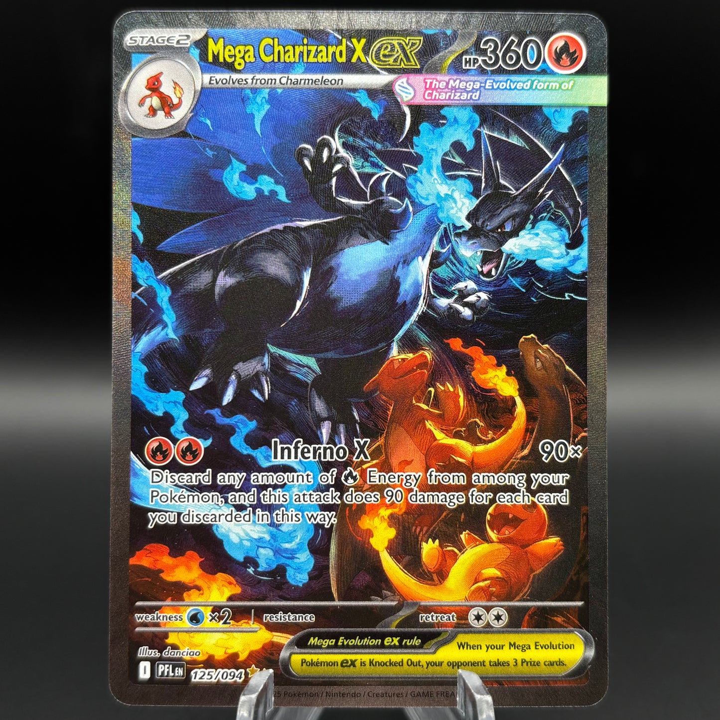 Mega Charizard X ex - 125/094 Single Card