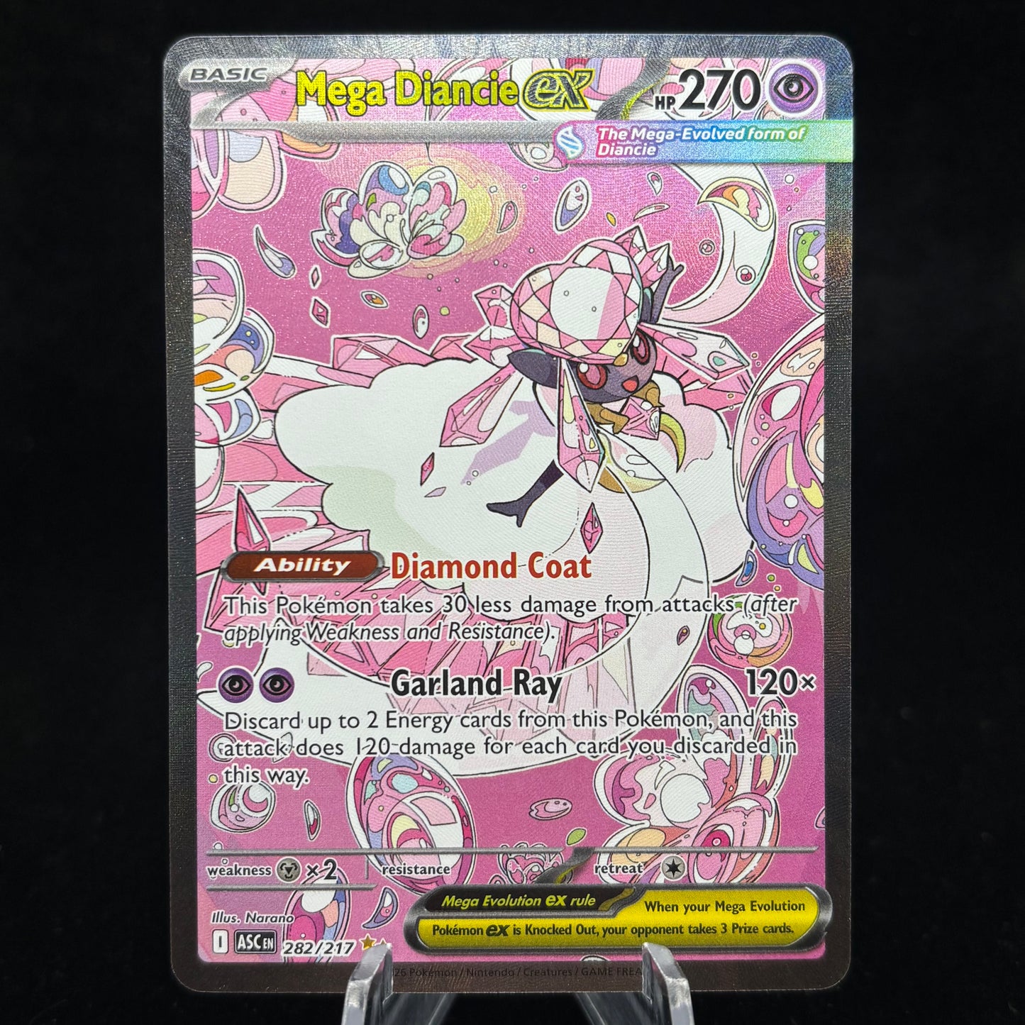 Mega Diancie ex - 282/217 - ME: Ascended Heroes Single Card