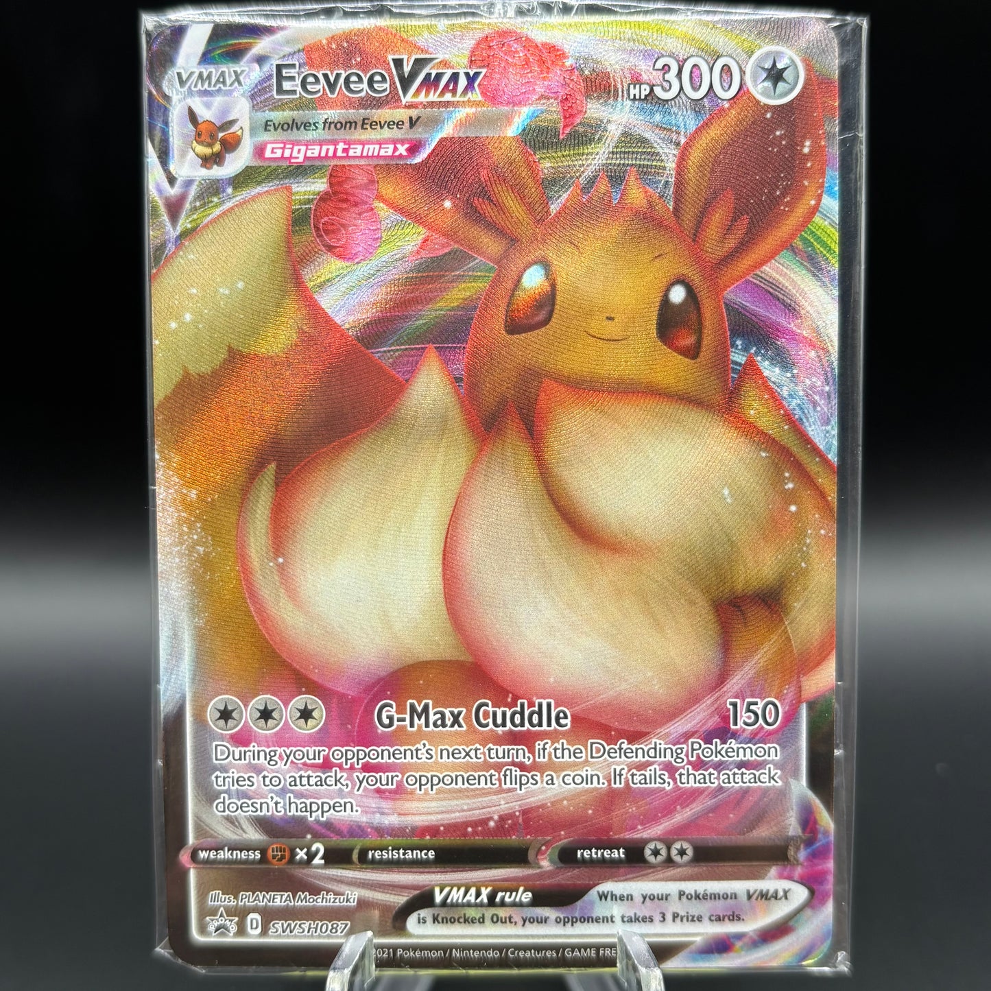 Eevee VMAX - SWSH087 - SWSH: Sword & Shield *Sealed PR* Single Card