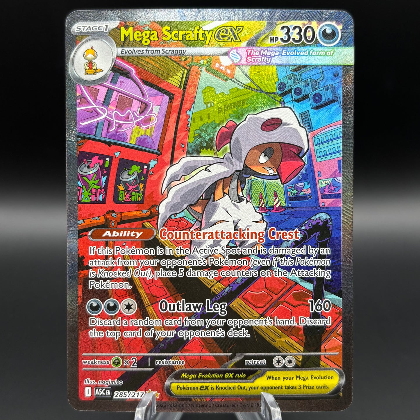 Mega Scrafty ex - 285/217 Single Card