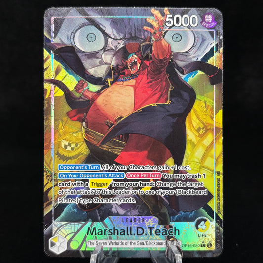 Marshall.D.Teach (080) (Alternate Art) - The Time of Battle Single Card