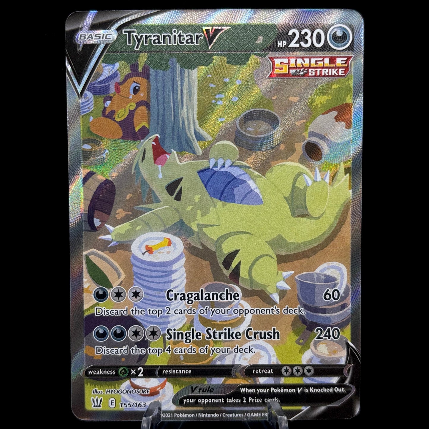 Tyranitar V (Alternate Full Art) - SWSH05: Battle Styles Single Card