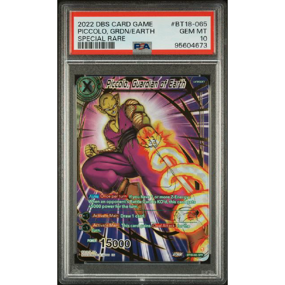 PSA 10 Dragon Ball Piccolo Guardian of Earth BT18-065