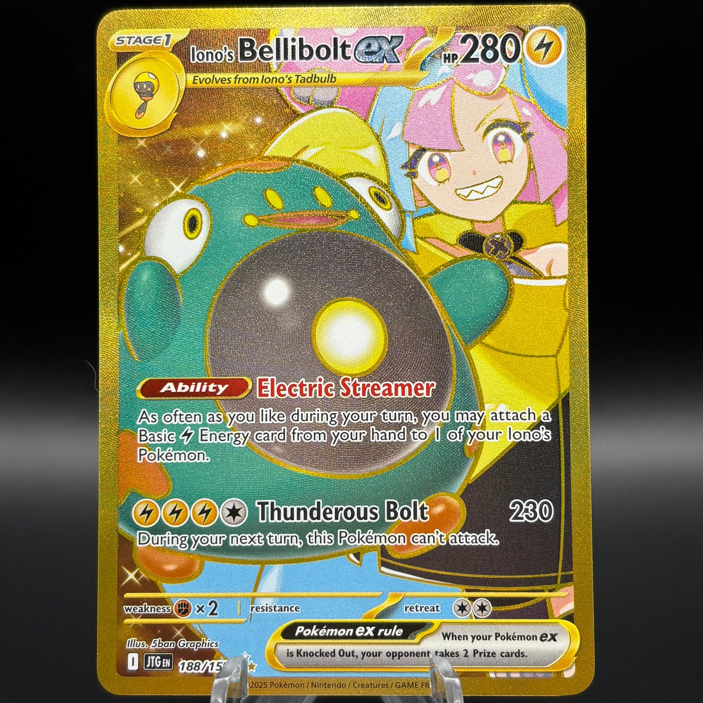 Iono's Bellibolt ex - 188/159 Single Card