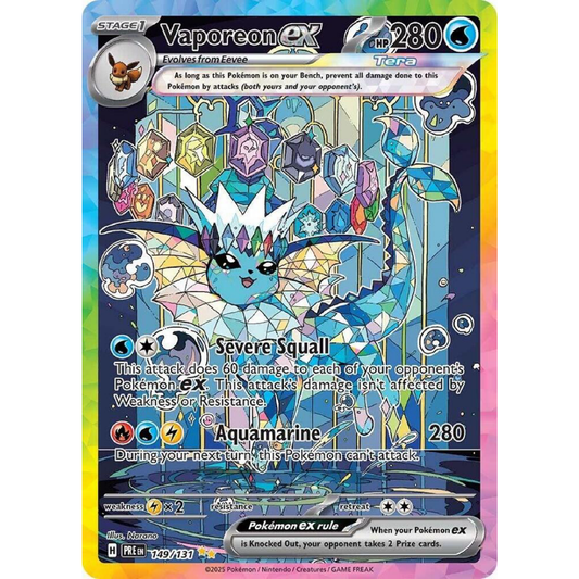 Vaporeon ex - 149/131 - SV: Prismatic Evolutions