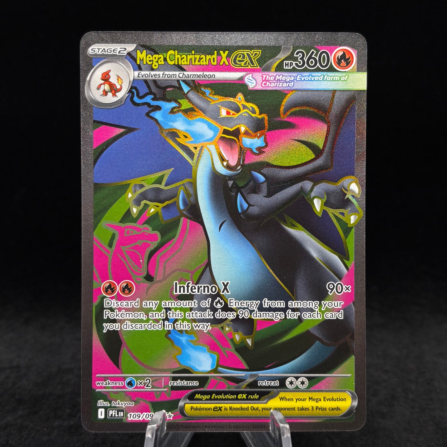 Mega Charizard X ex - 109/094 - ME02: Phantasmal Flames Single Card