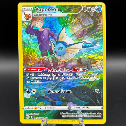 Vaporeon - SWSH09: Brilliant Stars Trainer Gallery Single Card