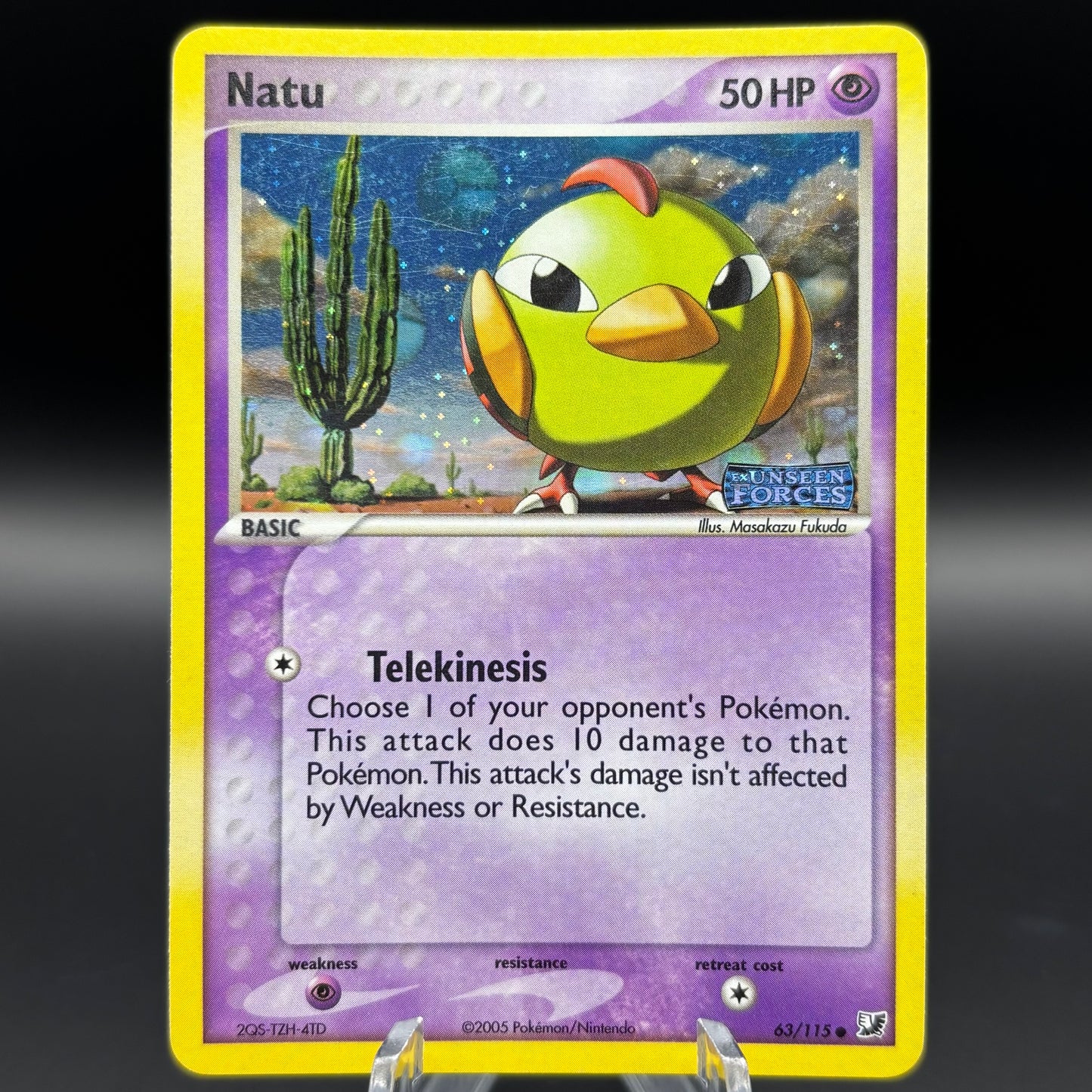 Natu - Unseen Forces Stamped Holofoil *Light Play* Single Card