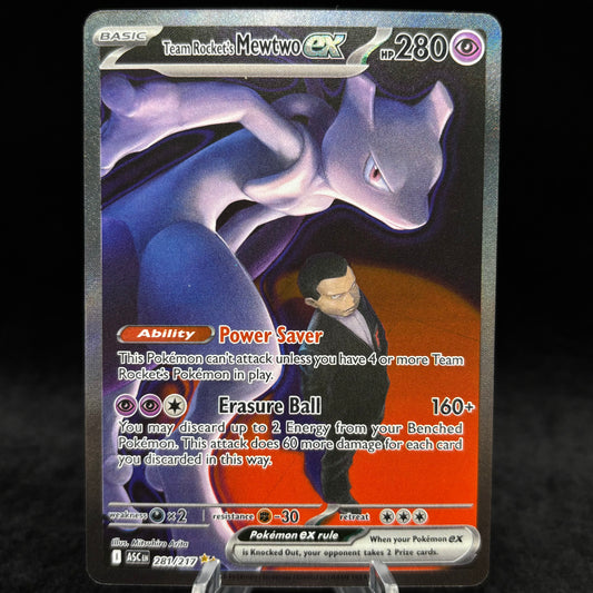 Team Rocket's Mewtwo ex - 281/217 Single Card