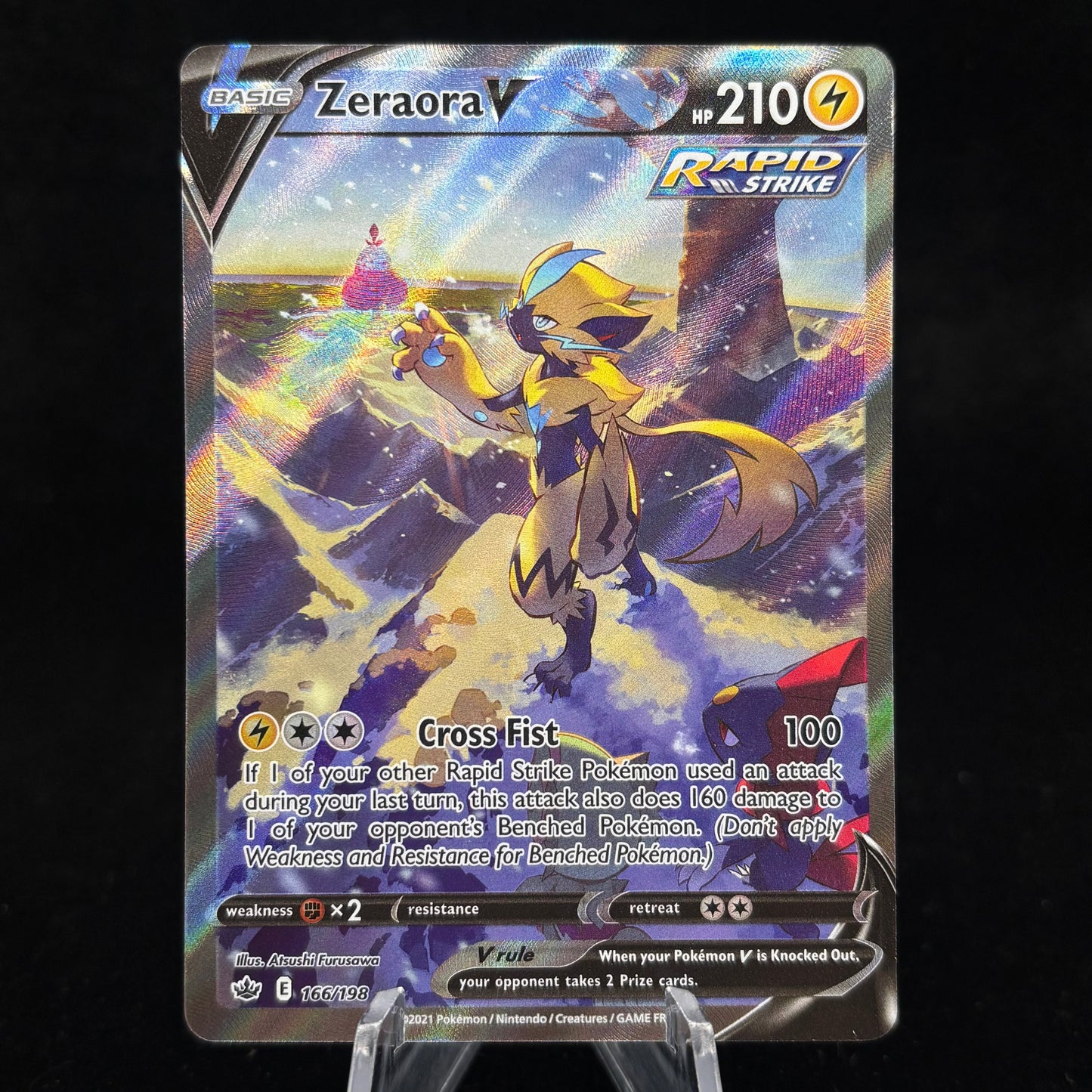 Zeraora V (Alternate Full Art) - SWSH06: Chilling Reign Single Card