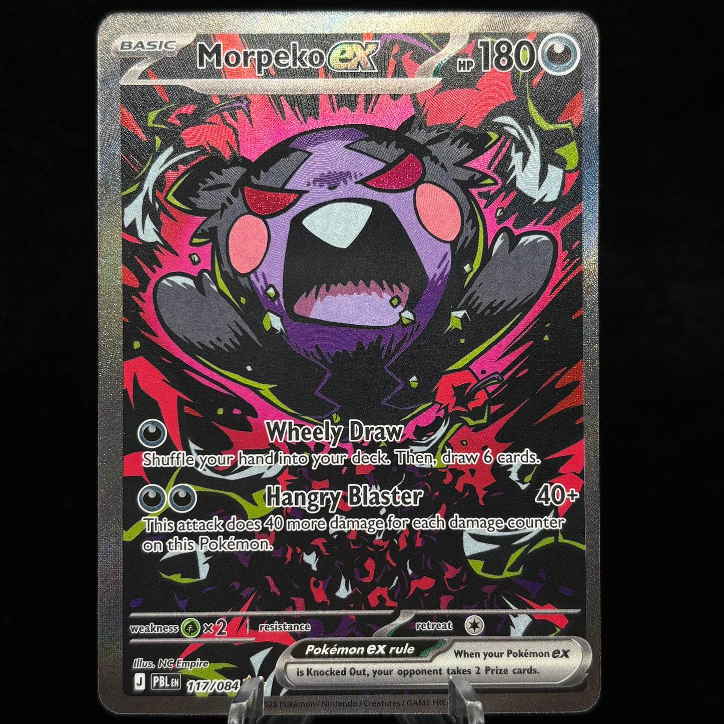 Morpeko ex - 117/084 Single Card