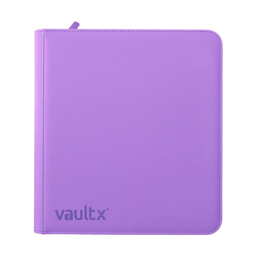 Vault X 12-Pocket Exo-Tec® Zip Binder Purple