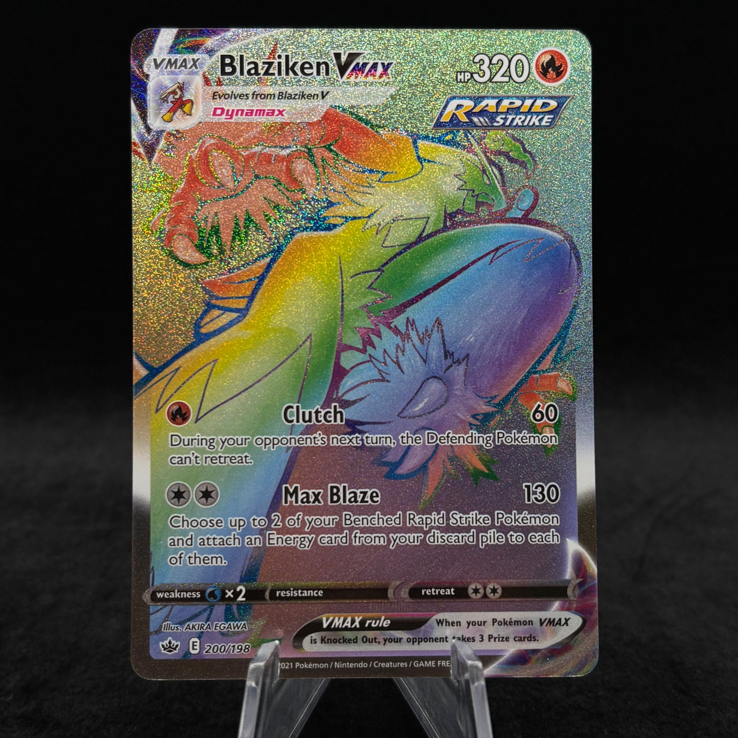 Blaziken VMAX (Secret) - SWSH06: Chilling Reign Single Card