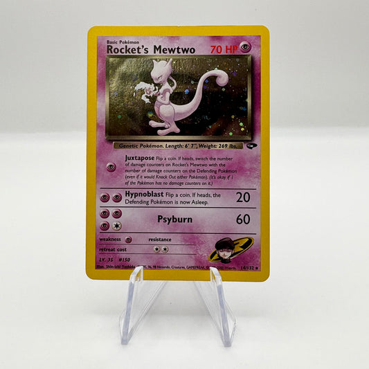 Rocket's Mewtwo - Gym Challenge (G2) Lightly Played