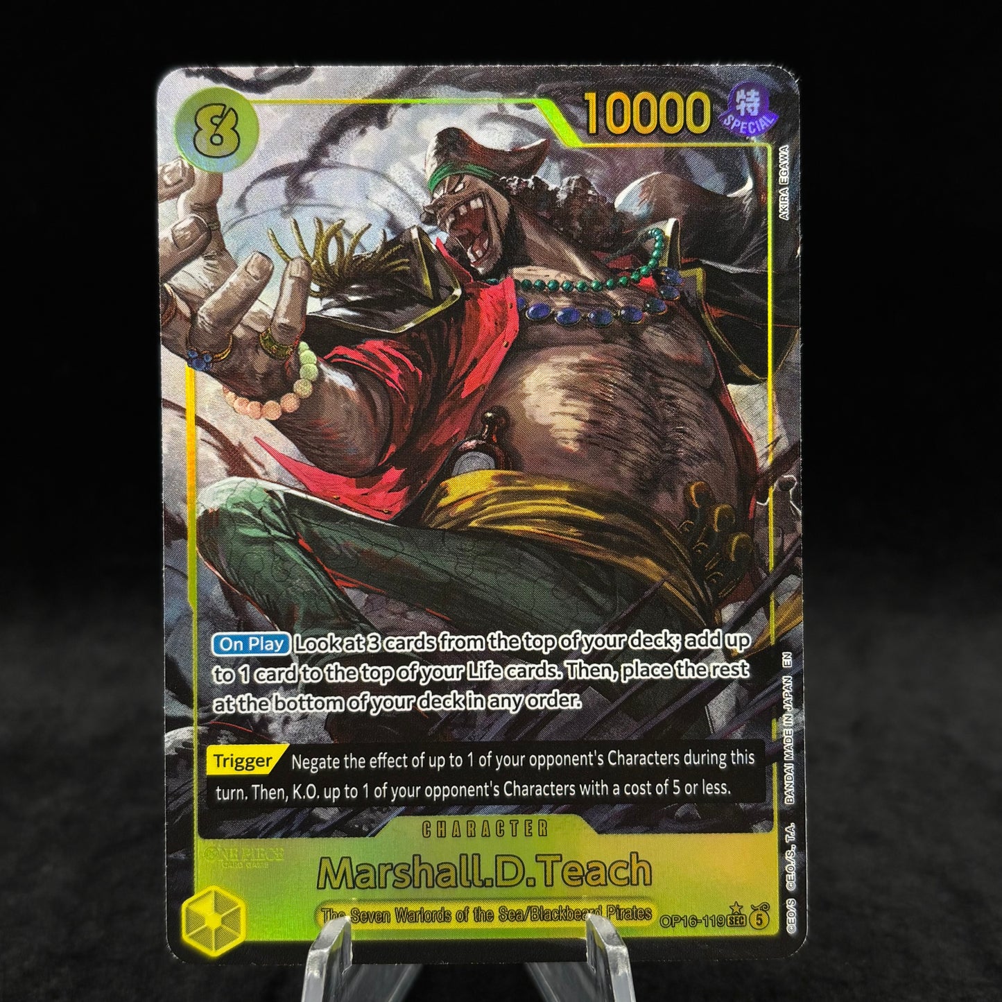 Marshall.D.Teach (119) (Alternate Art) - The Time of Battle Single Card