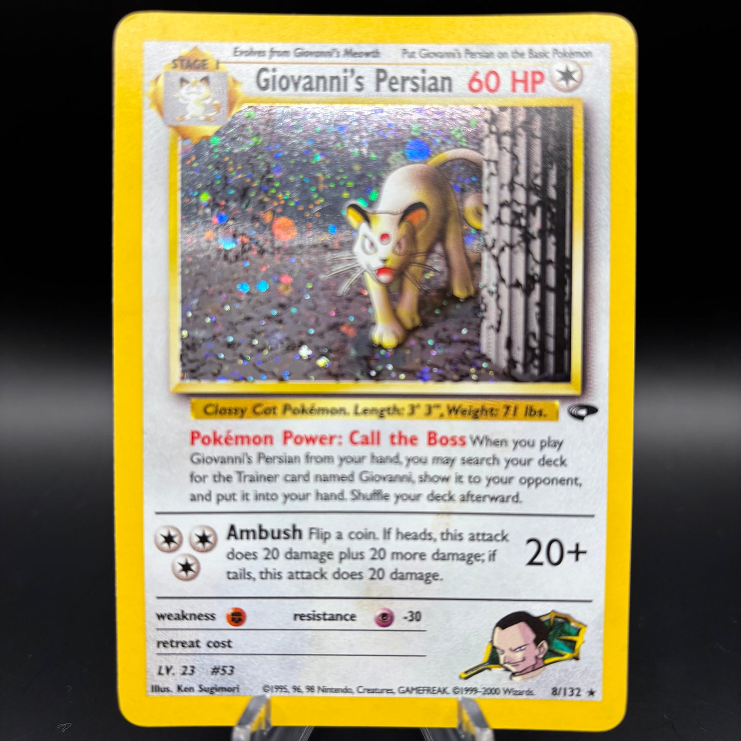 Giovanni's Persian - Gym Challenge *Moderately Played* Single Card