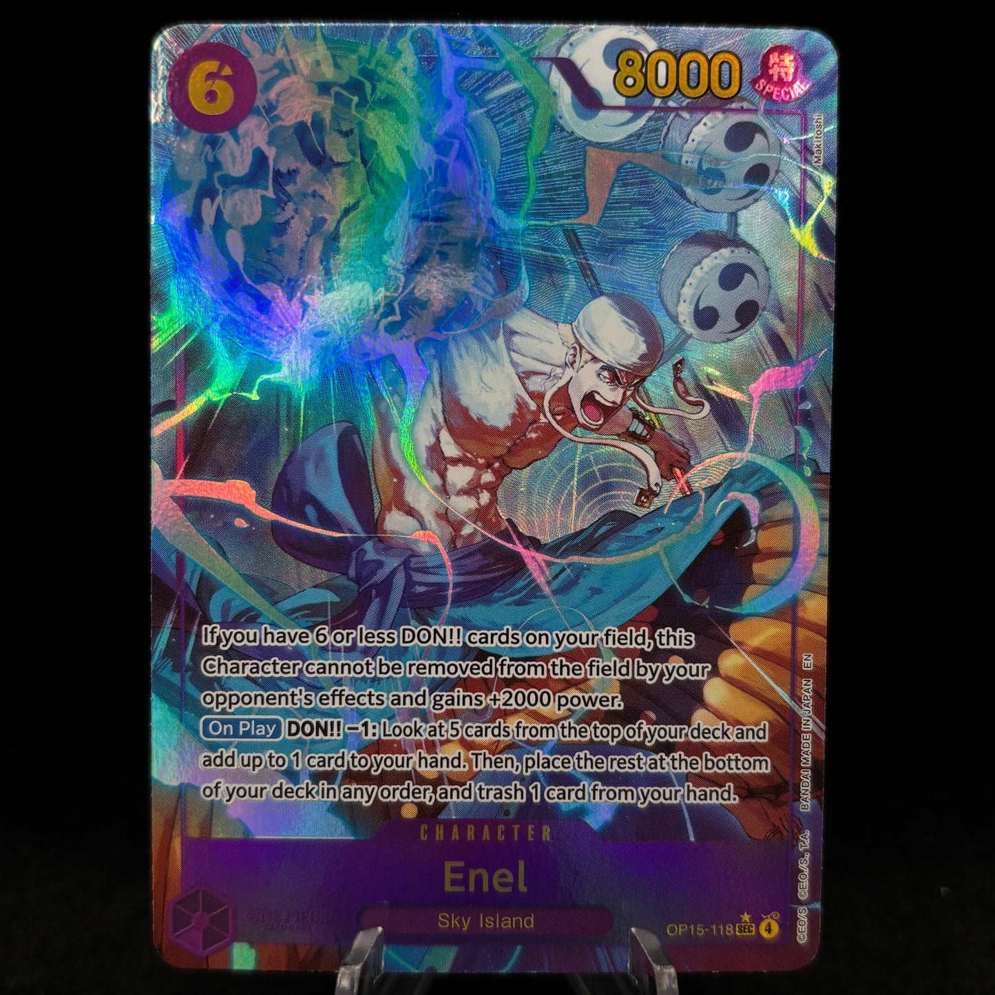 Enel (OP15-118) (Alternate Art) - Adventure on Kami's Island Single Card