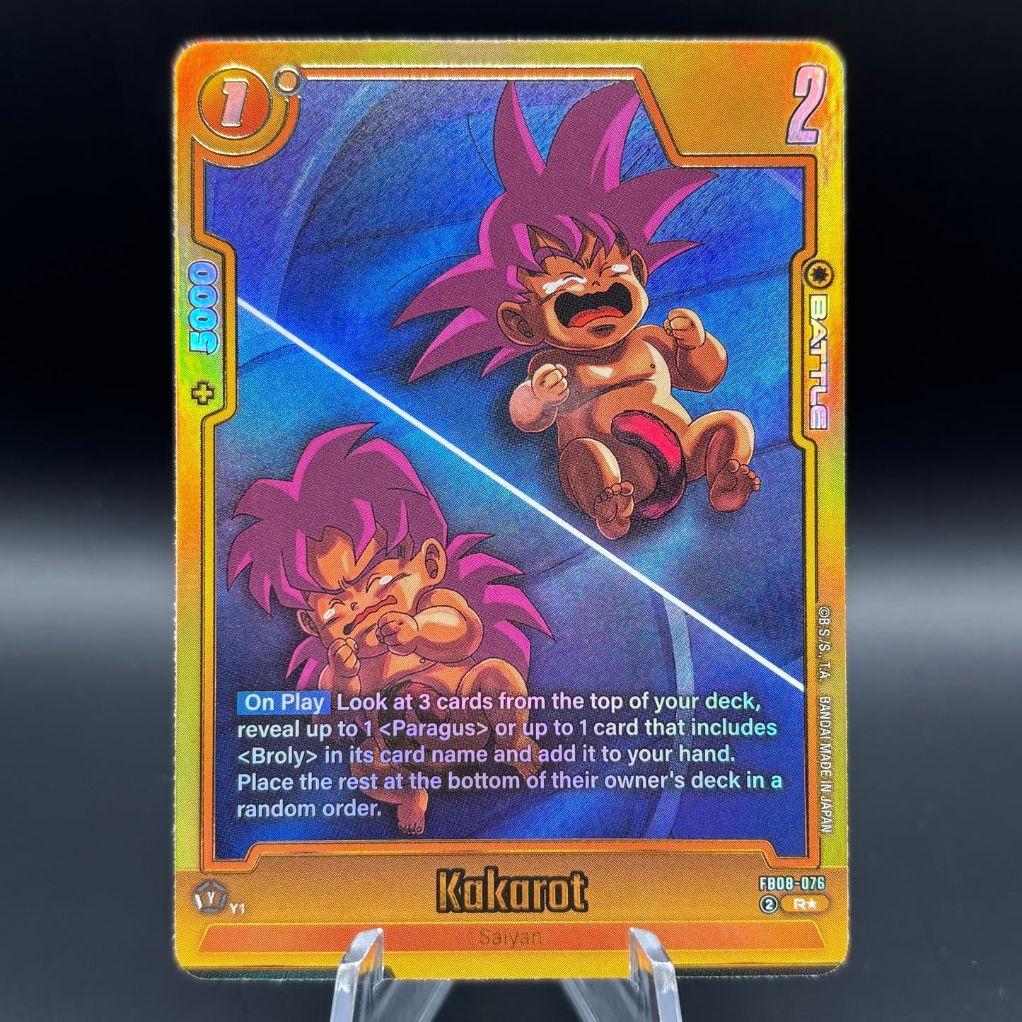 Kakarot - FB08-076 (Alternate Art) - Saiyan's Pride Single Card