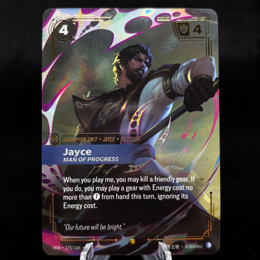 Jayce, Man of Progress (Overnumbered) - Vendetta (VEN) Single Card