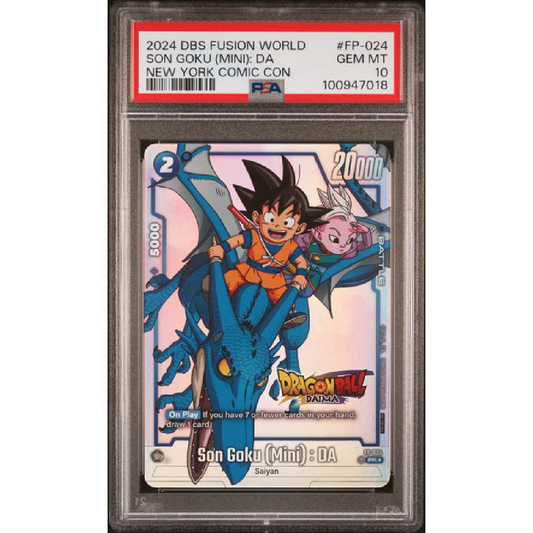 PSA 10 Dragon Ball Fusion World Son Goku (Mini): DA New York Comic Con FP-024 PR*