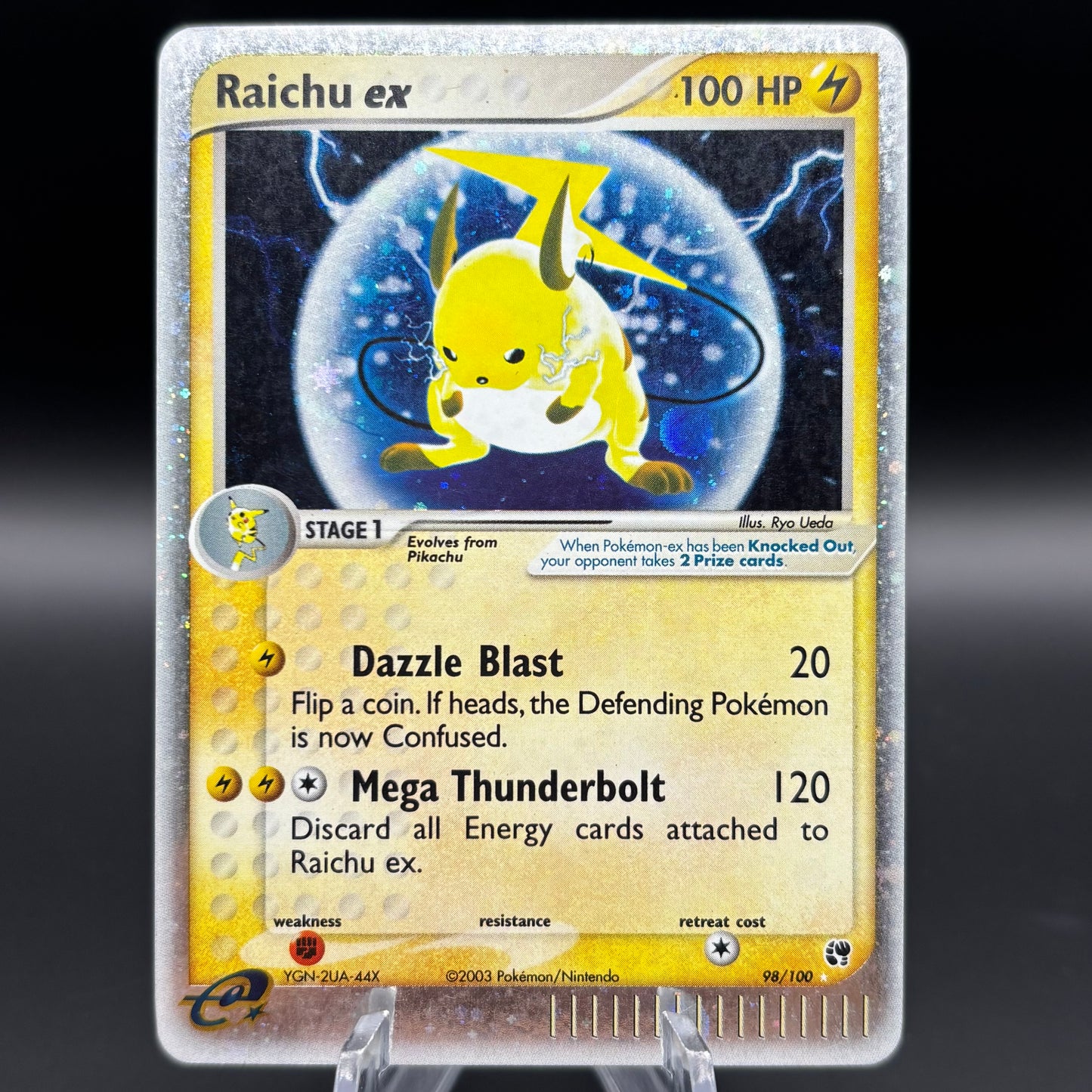 Raichu ex - Sandstorm *Light Play* Single Card