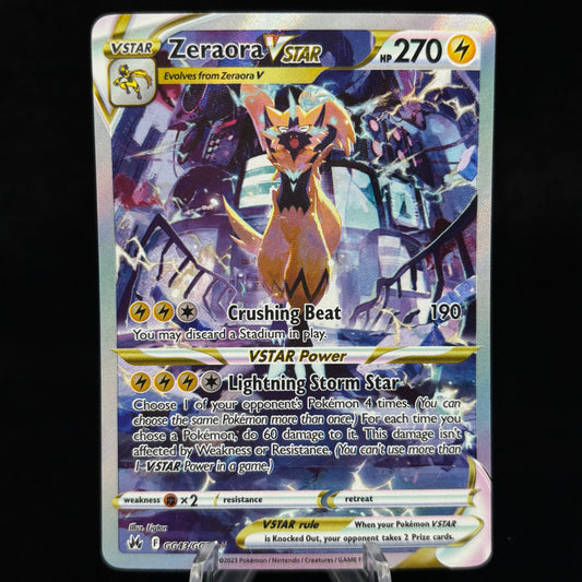 Zeraora VSTAR - SWSH: Crown Zenith: Galarian Gallery *Light Play* Single Card