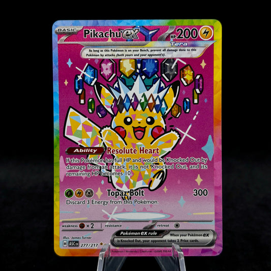 Pikachu ex - 277/217 - ME: Ascended Heroes Single Card