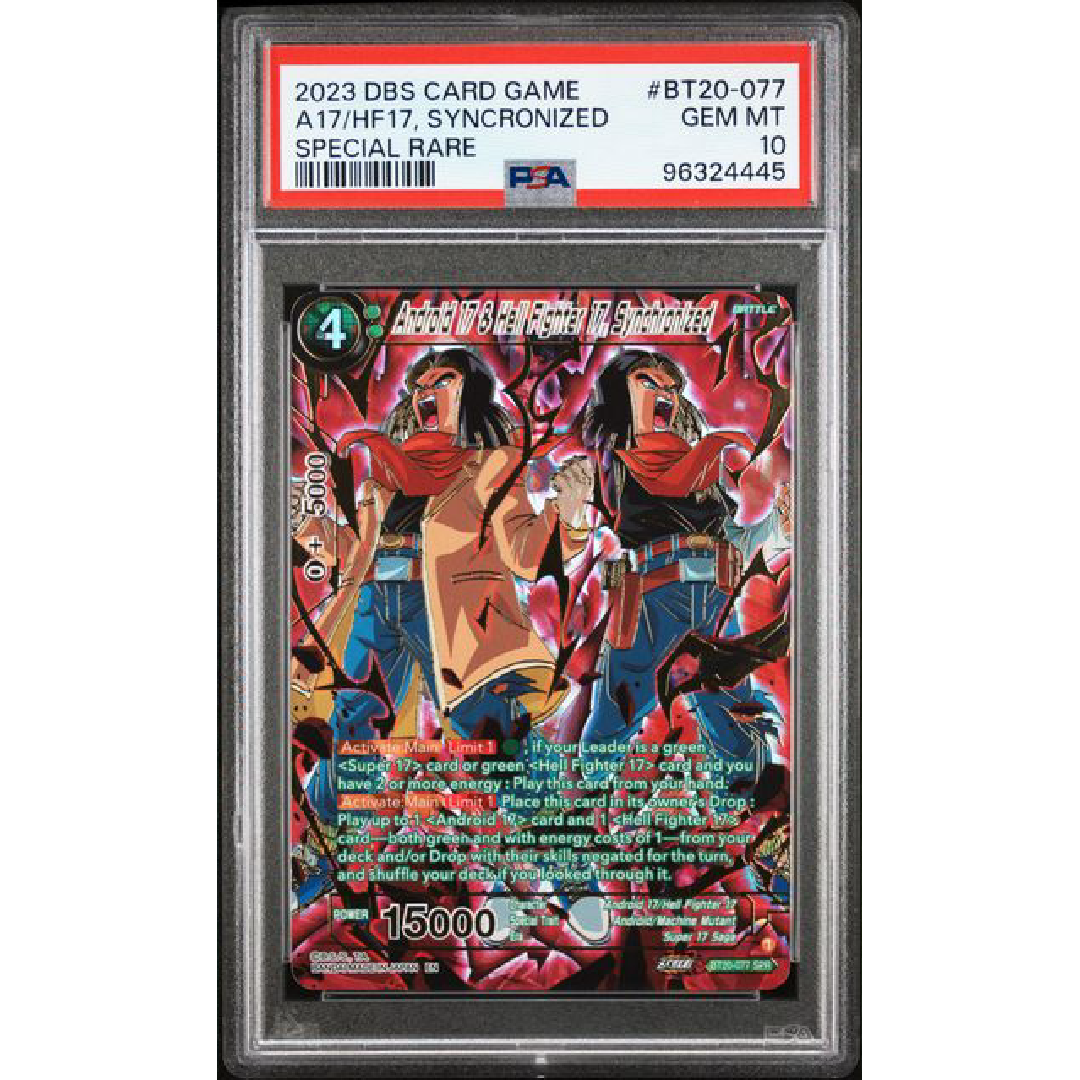 PSA 10 Dragon Ball Android 17 & Hll Fighter Synchronized BT20-077