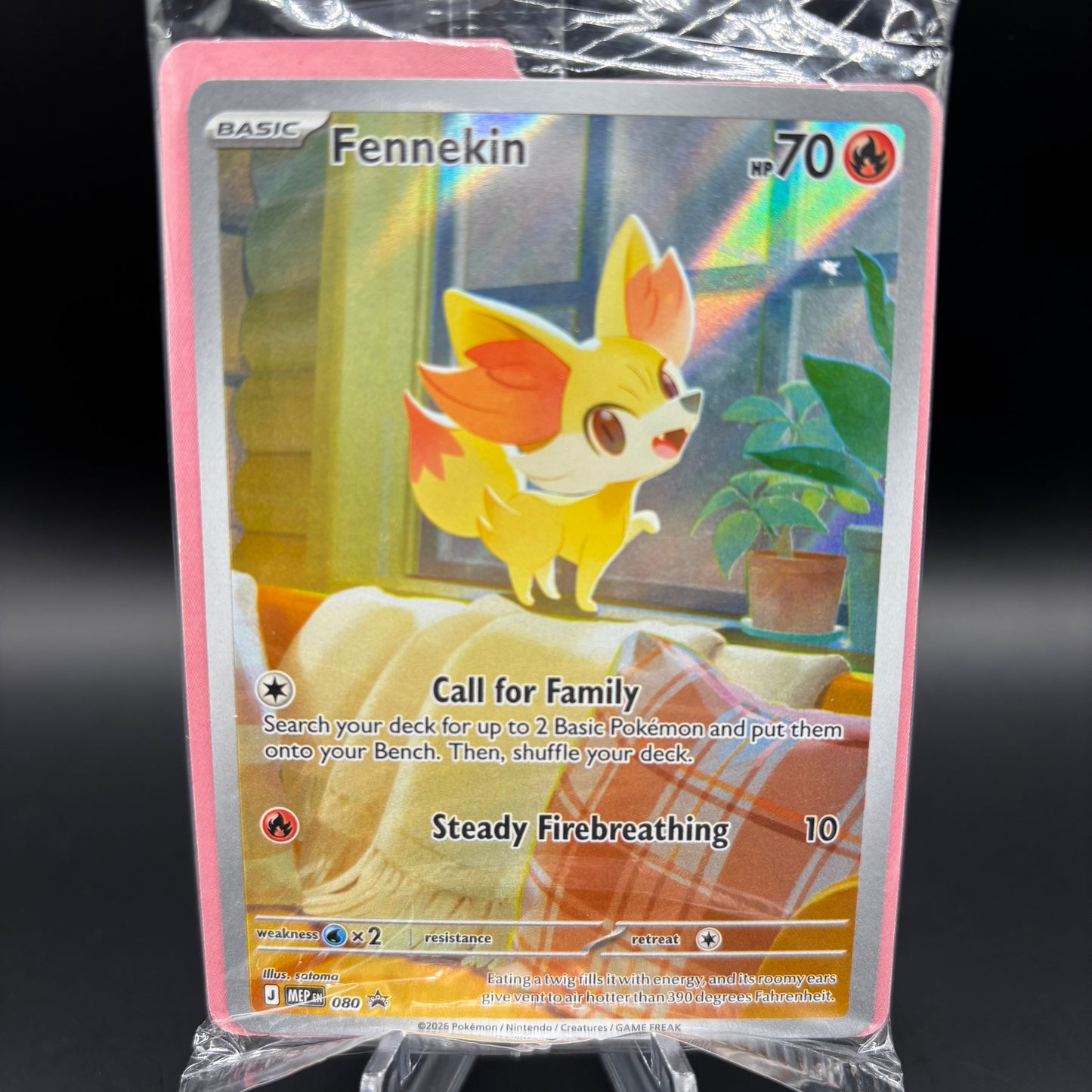 Fennekin - 080 - ME: Mega Evolution PR *SEALED* Single Card