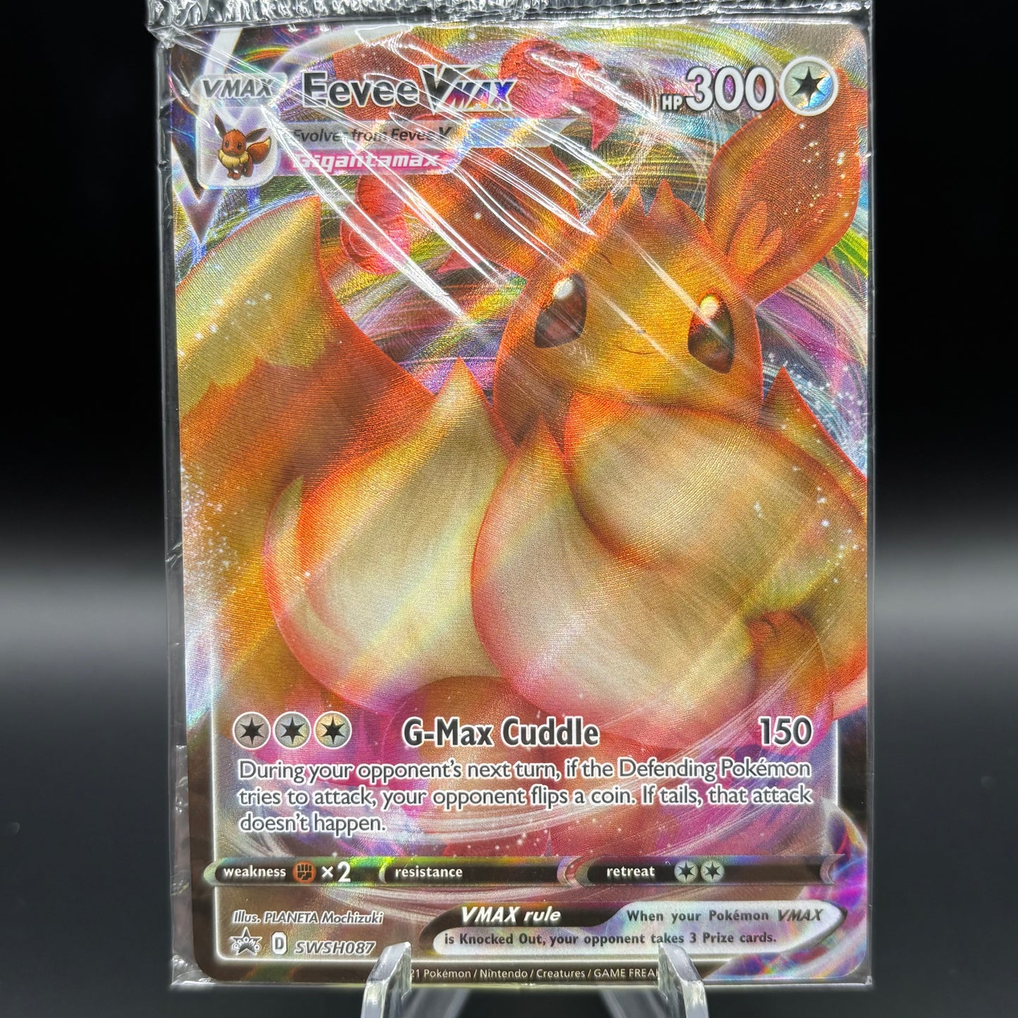 Eevee VMAX - SWSH087 - SWSH: Sword & Shield *Sealed PR* Single Card