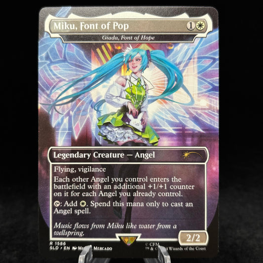 Miku, Font of Pop - Giada, Font of Hope - Secret Lair Drop Series Single Card