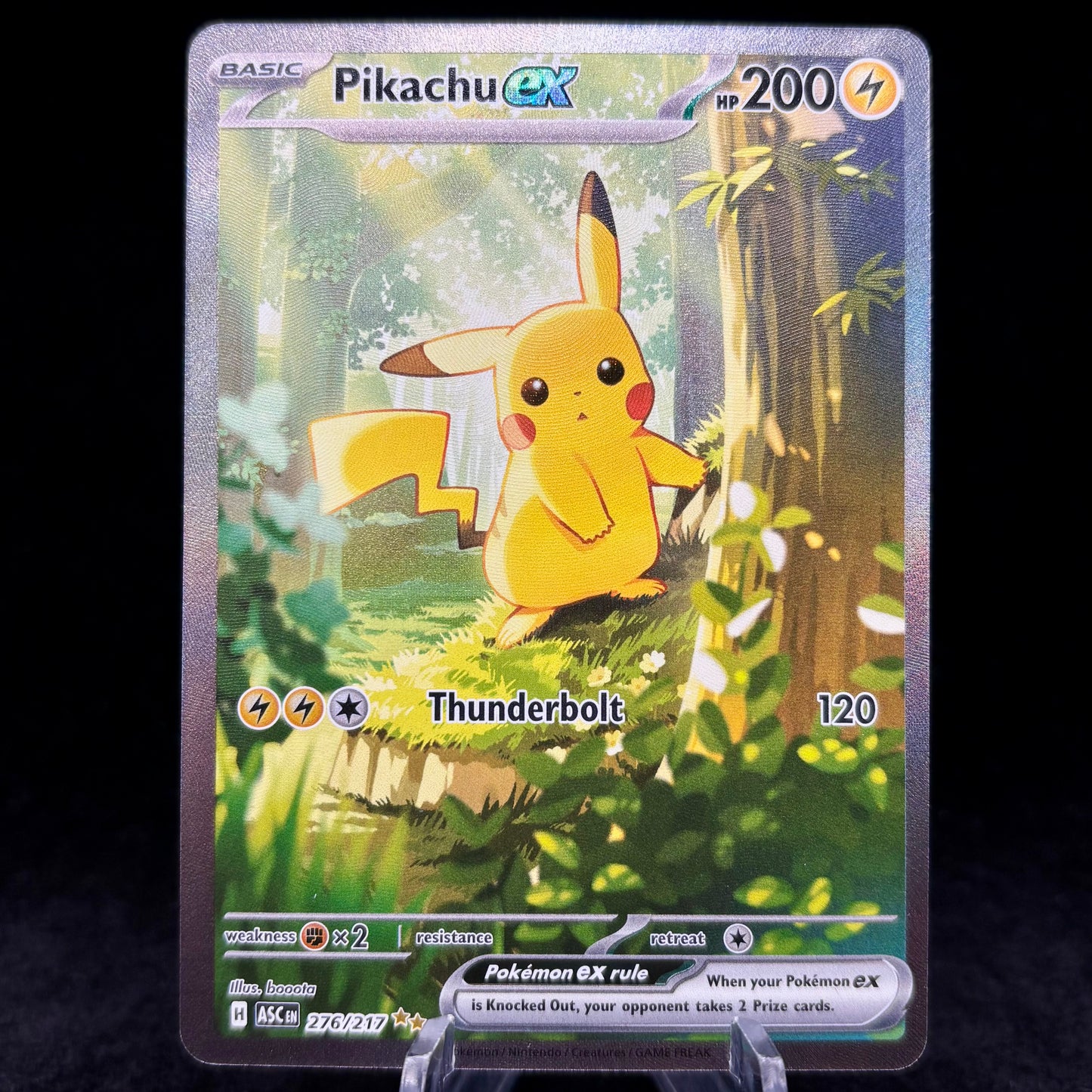 Pikachu ex - 276/217 Single Card