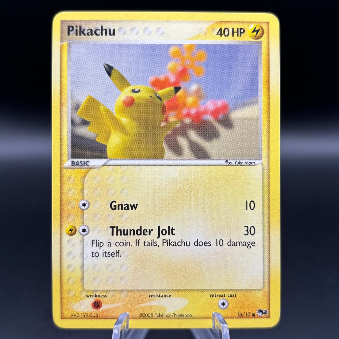 Pikachu - POP Series 2 *Moderate Play* Single Card