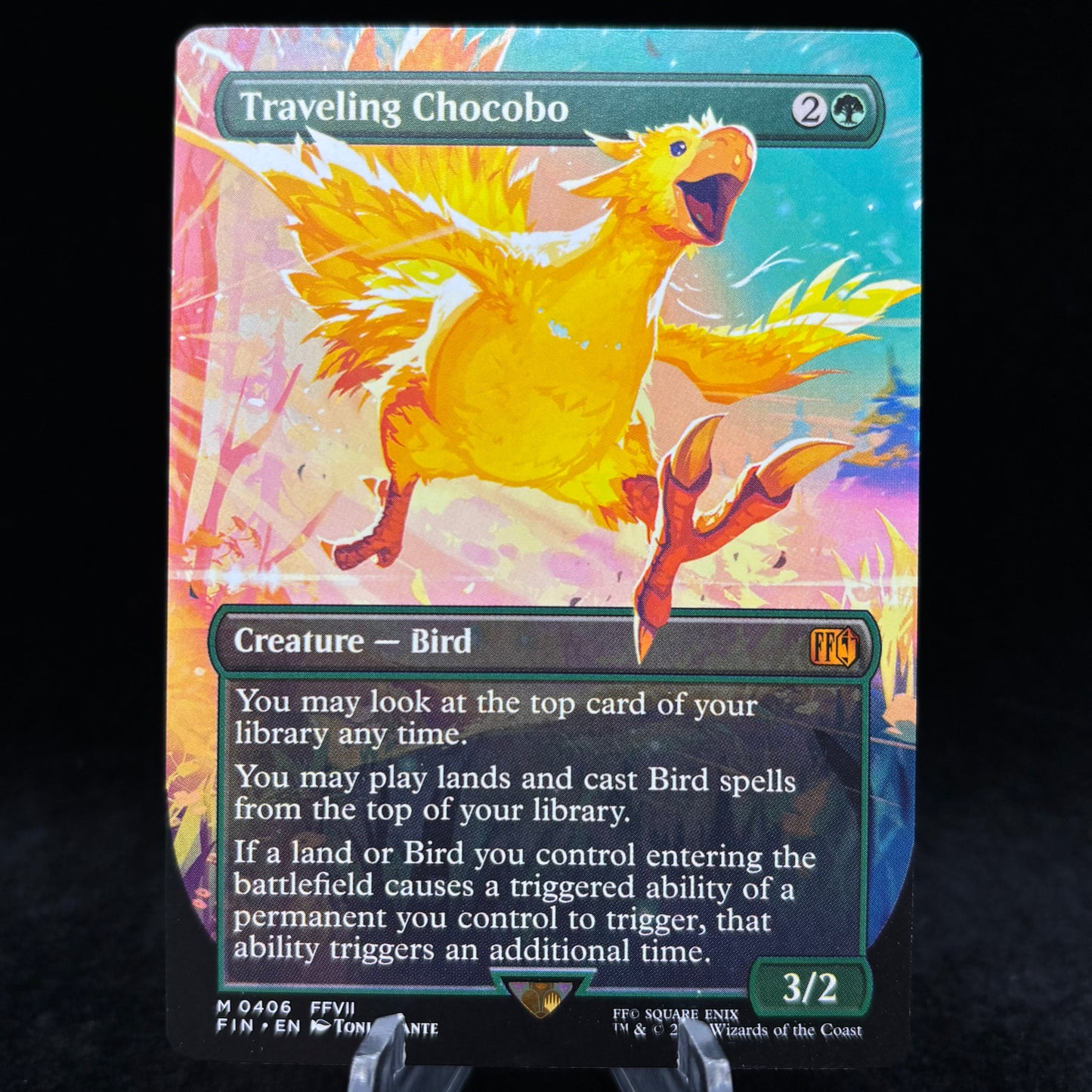 Traveling Chocobo (Borderless) - FINAL FANTASY Single Card