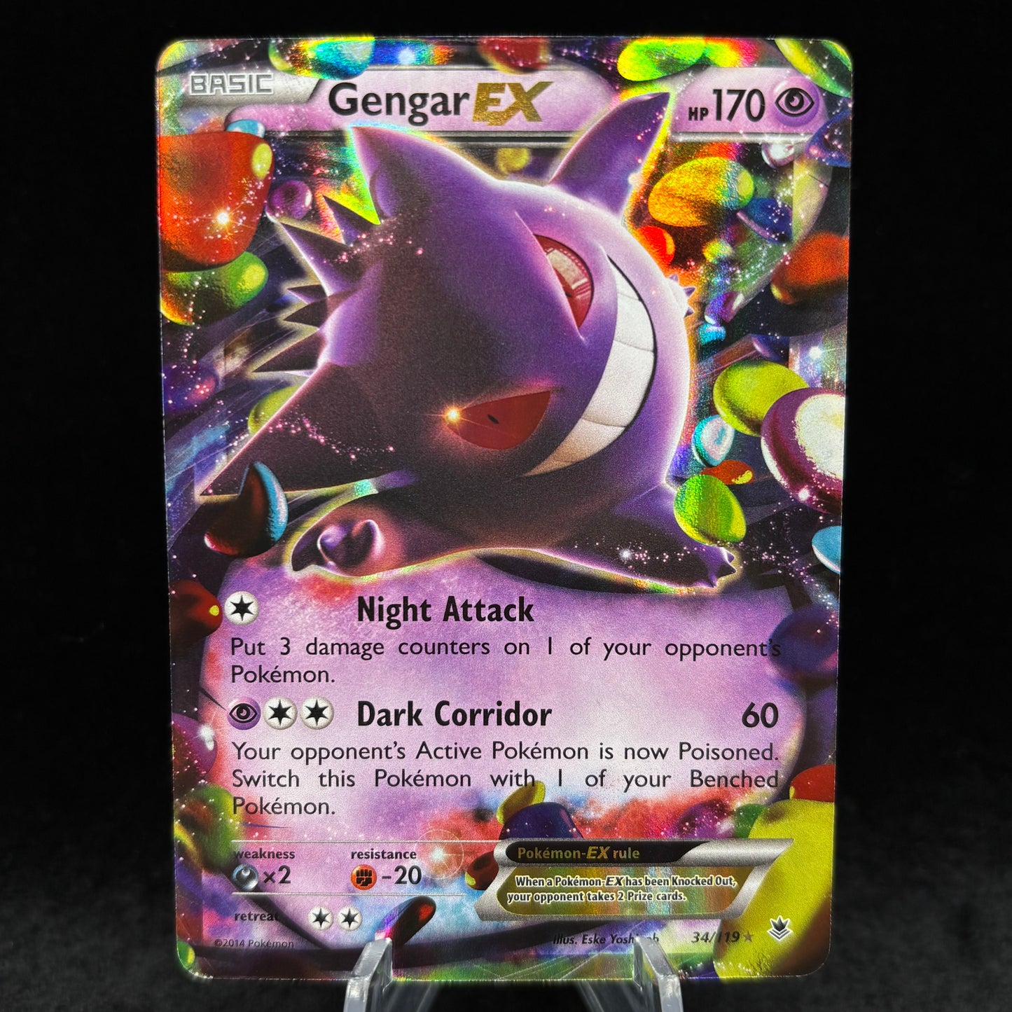 Gengar EX - XY - Phantom Forces Single Card