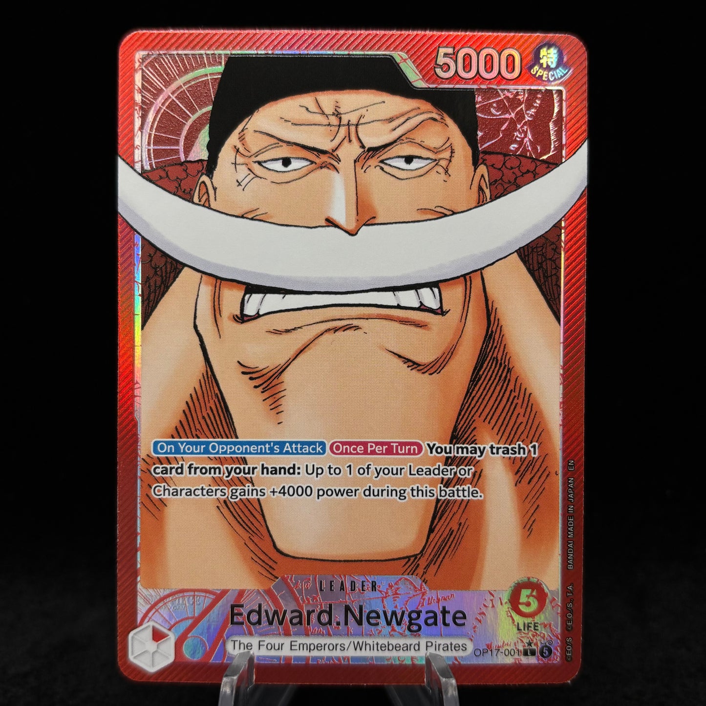Edward.Newgate (001) (Alternate Art) - The World's Strongest Warriors Single Card