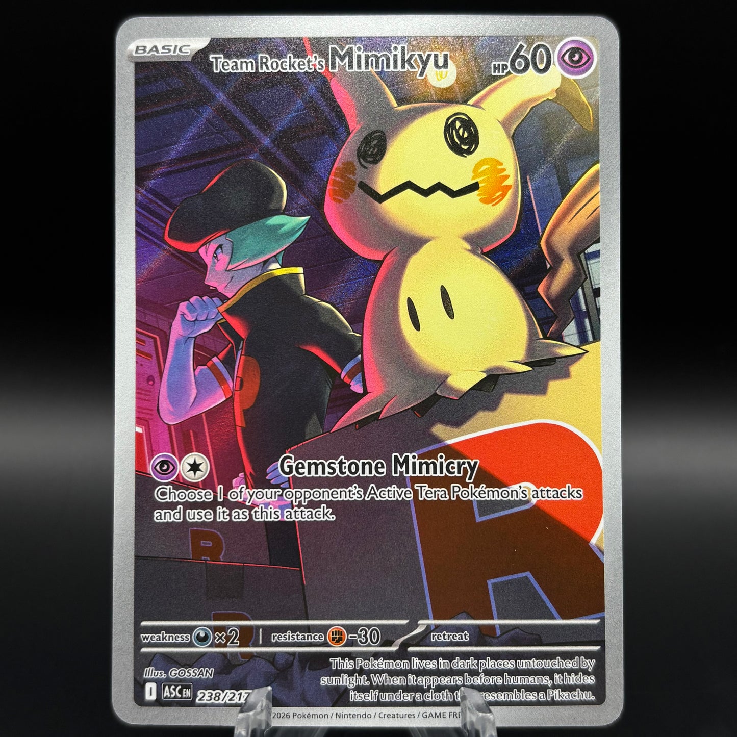 Team Rocket's Mimikyu - 238/217 Single Card